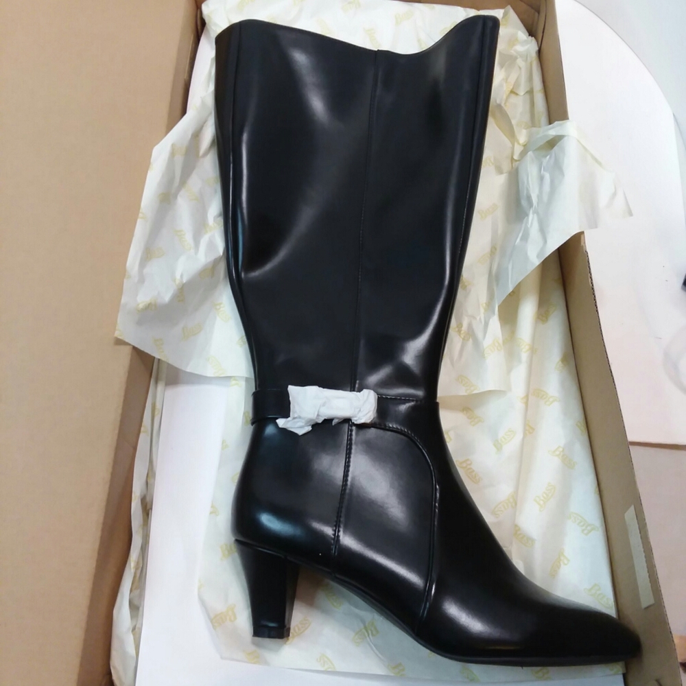 NIB BASS CAROLINE EXTENDED CALF BOOTS 6M